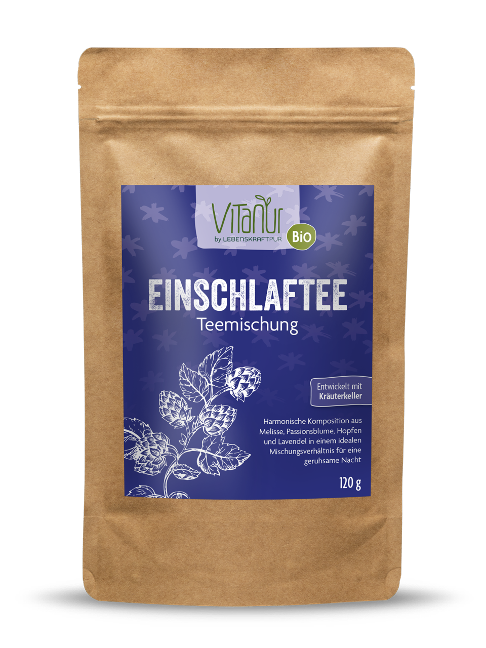 Bio Einschlaftee Teemischung von Vitanur by Lebenskraftpur