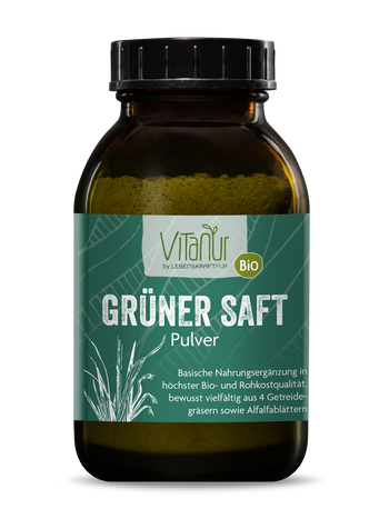 Bio Grüner Saft Pulver von Vitanur by Lebenskraftpur