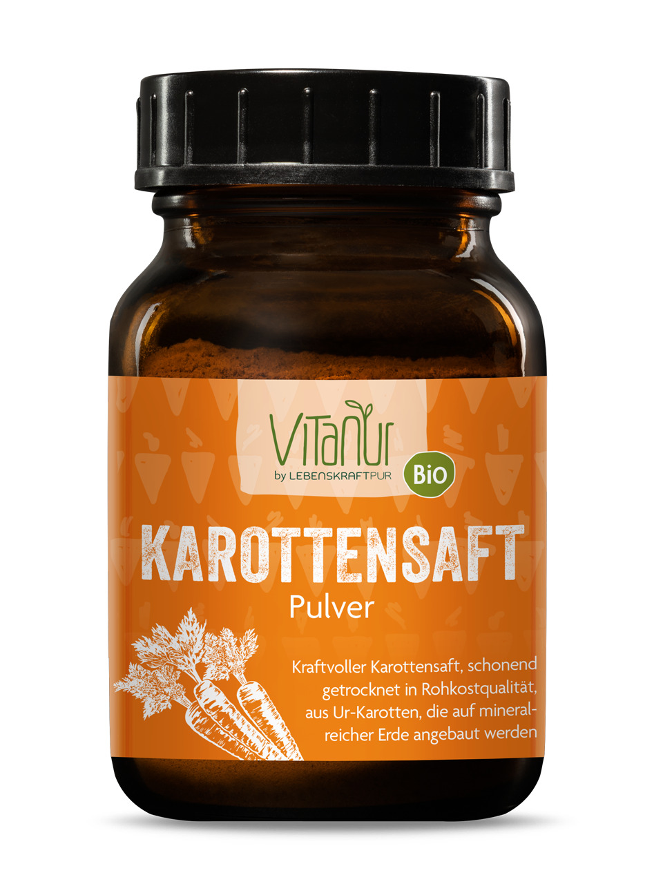 Bio Karottensaft Pulver von Vitanur by Lebenskraftpur