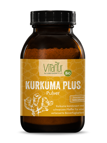 Bio Kurkuma Plus Pulver von Vitanur by Lebenskraftpur