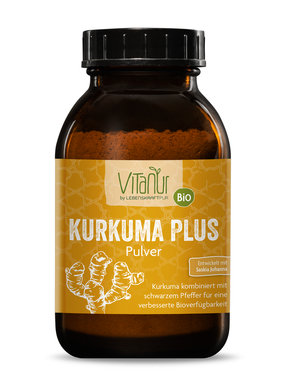 Bio Kurkuma Plus Pulver von Vitanur by Lebenskraftpur