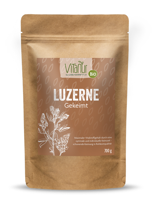 Bio Luzerne Gekeimt (700 g) von Vitanur by Lebenskraftpur