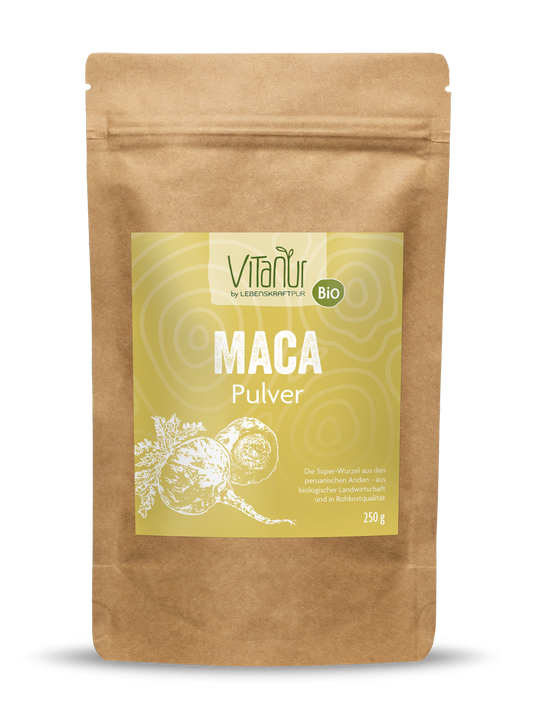 Bio Maca Pulver von Vitanur by Lebenskraftpur