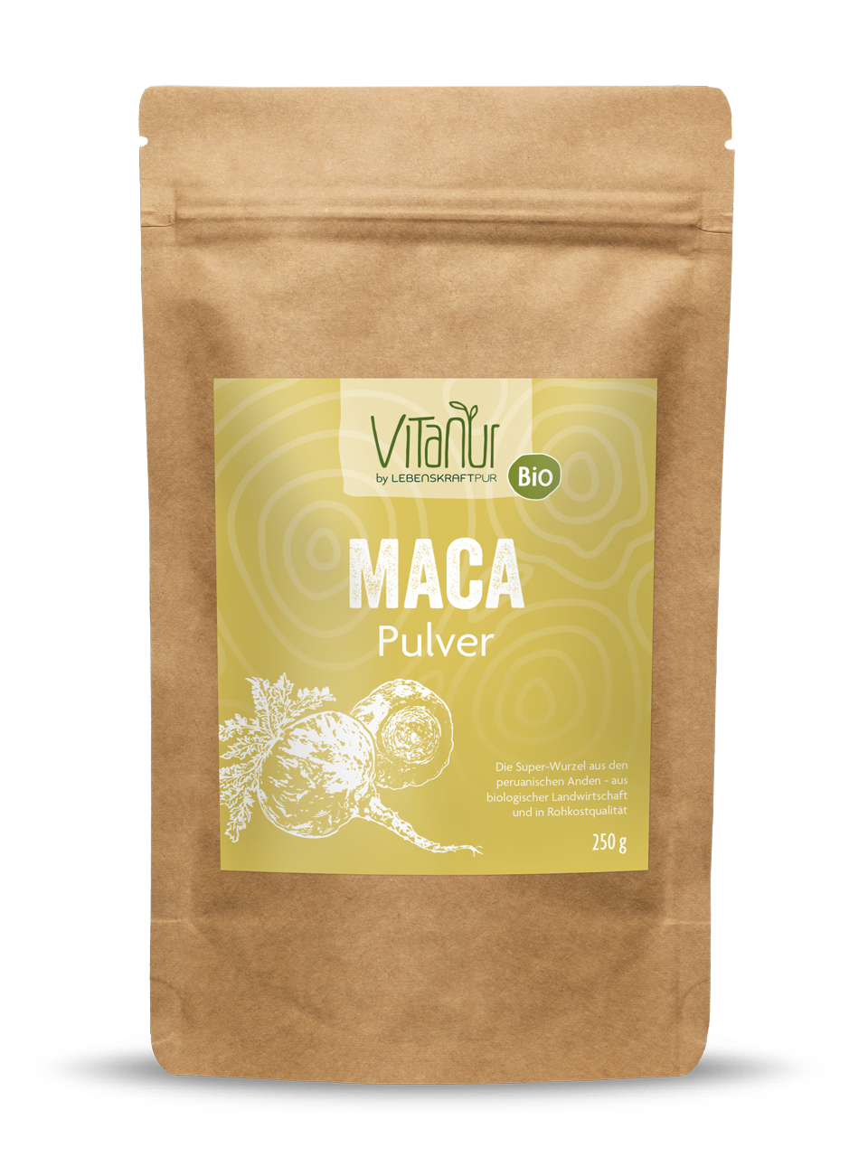 Bio Maca Pulver von Vitanur by Lebenskraftpur