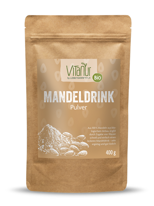 Bio Mandeldrink Pulver von Vitanur by Lebenskraftpur