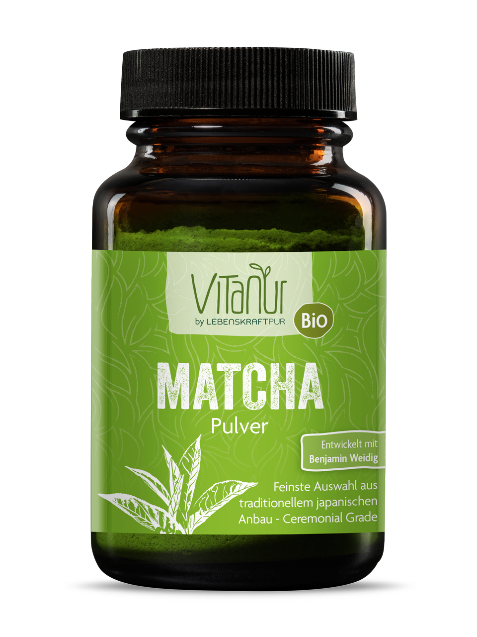 Bio Matcha Pulver (30 g) von Vitanur by Lebenskraftpur