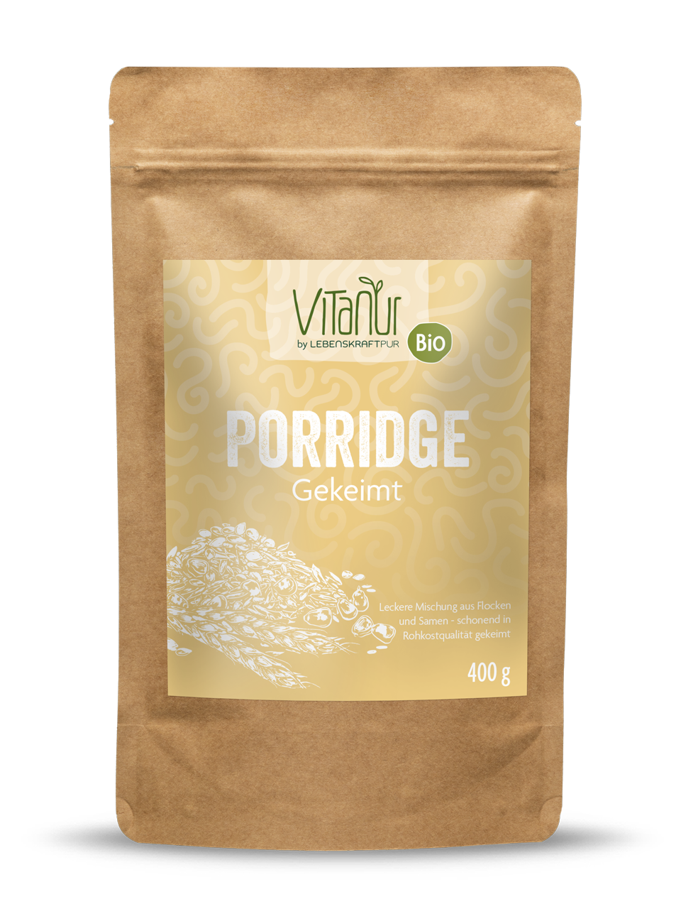 Bio Porridge Gekeimt von Vitanur by Lebenskraftpur