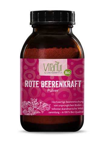 Bio Rote Beerenkraft Pulver von Vitanur by Lebenskraftpur