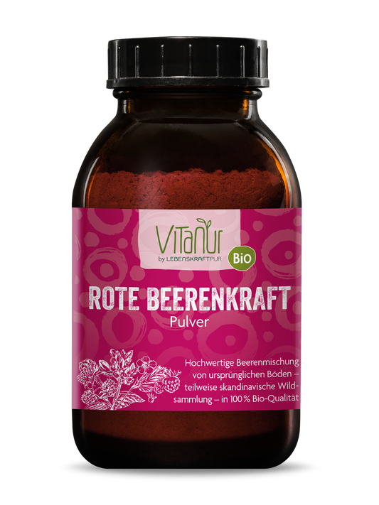 Bio Rote Beerenkraft Pulver von Vitanur by Lebenskraftpur