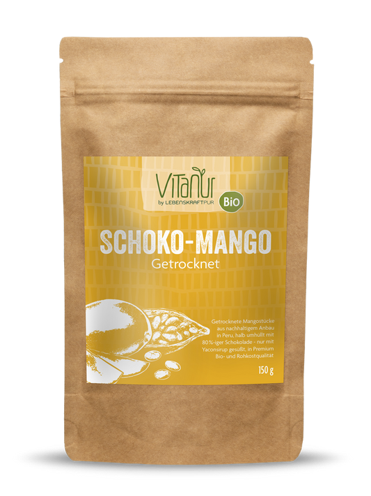 Bio Schoko-Mango Getrocknet von Vitanur by Lebenskraftpur