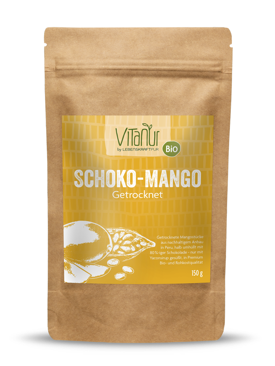 Bio Schoko-Mango Getrocknet von Vitanur by Lebenskraftpur