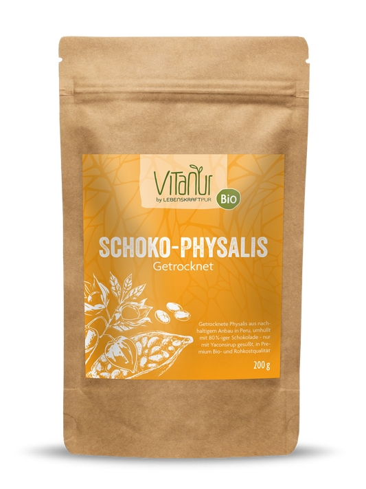 Bio Schoko-Physalis Getrocknet von Vitanur by Lebenskraftpur