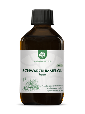 Bio Schwarzkümmelöl Forte (250 ml) von Lebenskraftpur