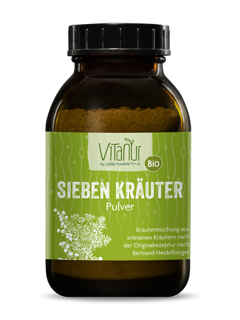 Bio Sieben Kräuter Pulver von Vitanur by Lebenskraftpur