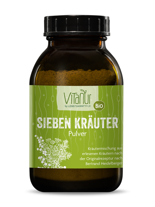 Bio Sieben Kräuter Pulver von Vitanur by Lebenskraftpur