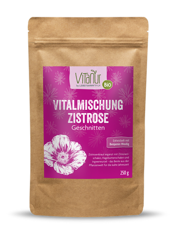 Bio Vitalmischung Zistrose Geschnitten von Vitanur by Lebenskraftpur