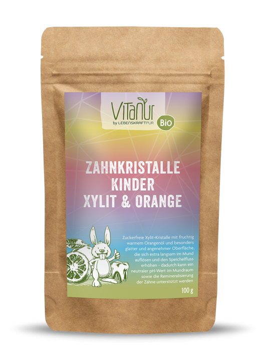 Bio Zahnkristalle® Kinder Xylit & Orange