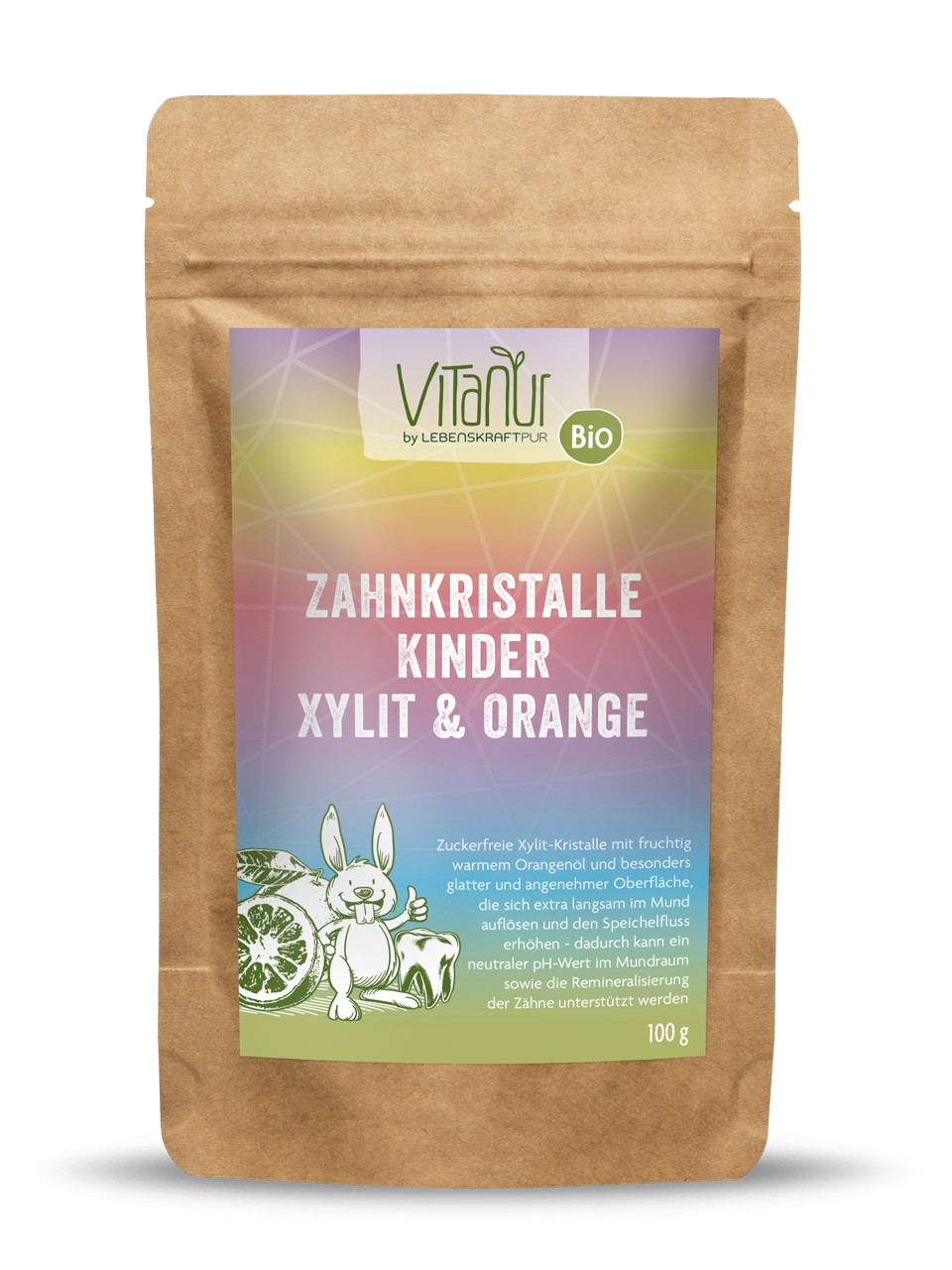 Bio Zahnkristalle® Kinder Xylit & Orange