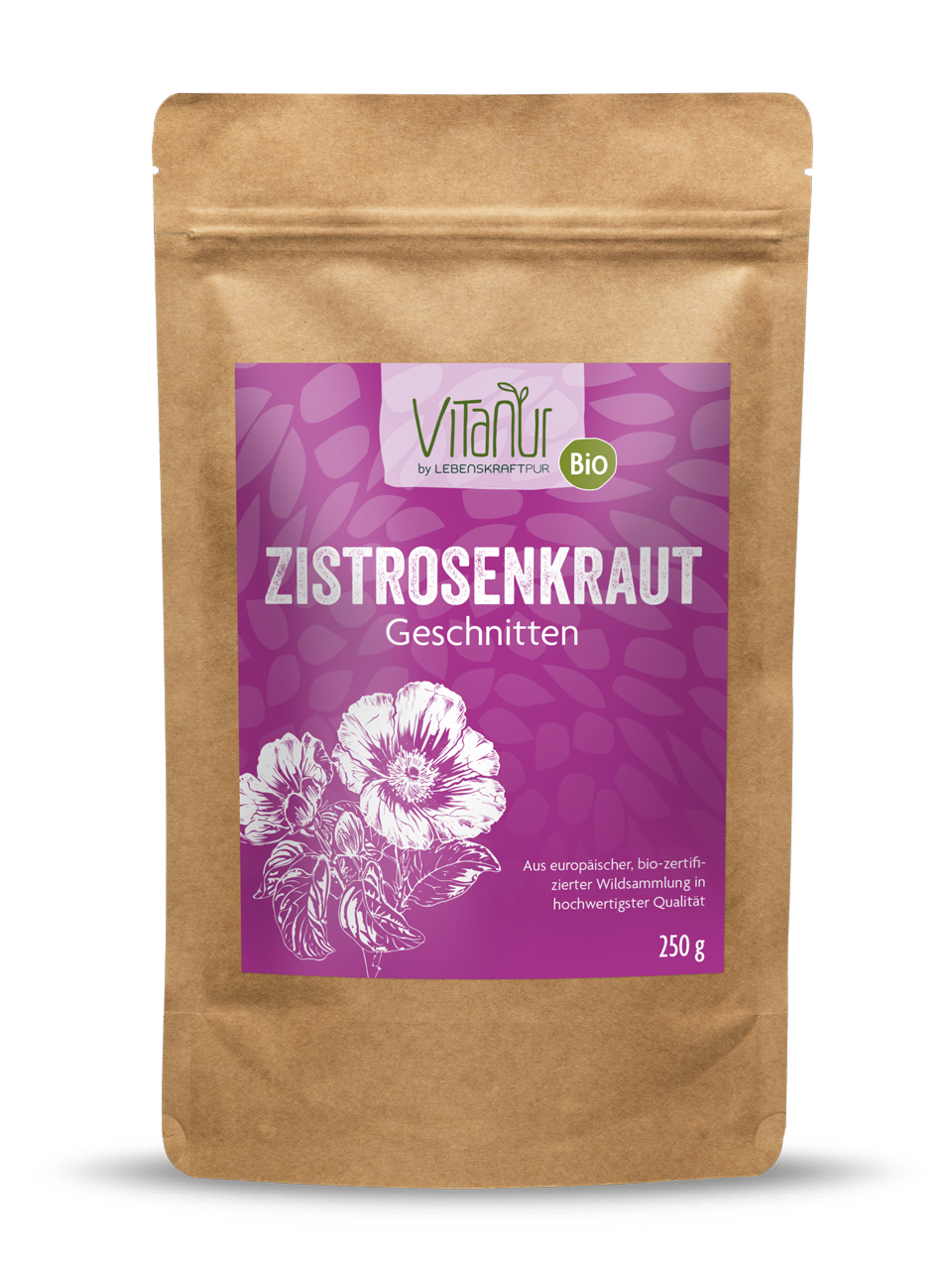 Bio Zistrosenkraut Geschnitten von Vitanur by Lebenskraftpur