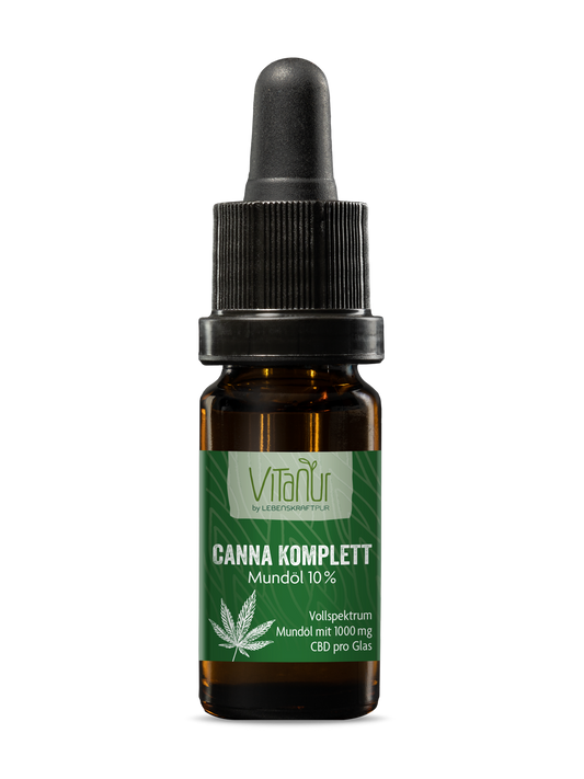 Canna Komplett Mundöl 10% von Vitanur by Lebenskraftpur