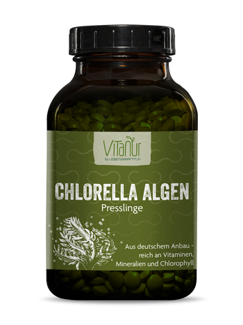 Chlorella Algen Presslinge (660 g) von Vitanur by Lebenskraftpur