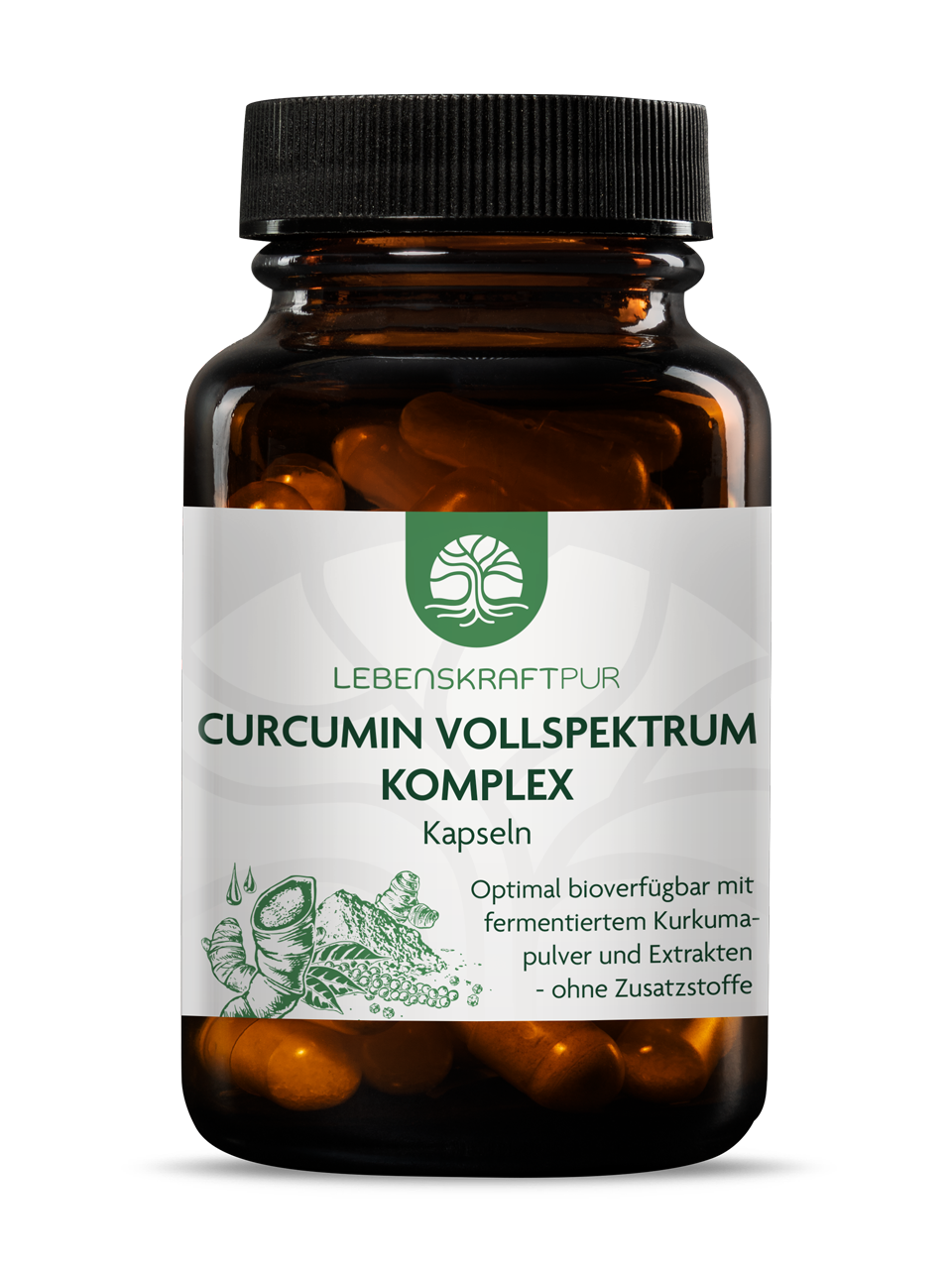 Curcumin Vollspektrum Komplex Kapseln