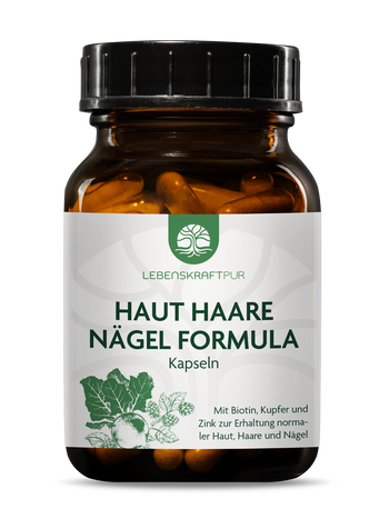 Haut Haare Nägel Formula Kapseln von Lebenskraftpur