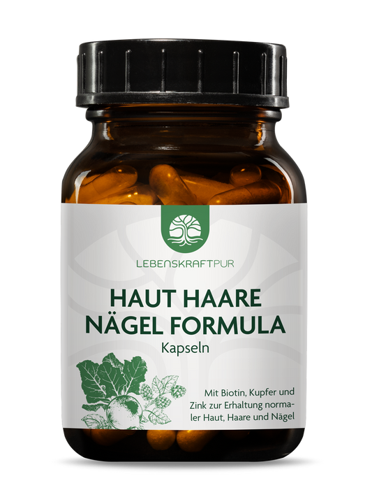 Haut Haare Nägel Formula Kapseln von Lebenskraftpur