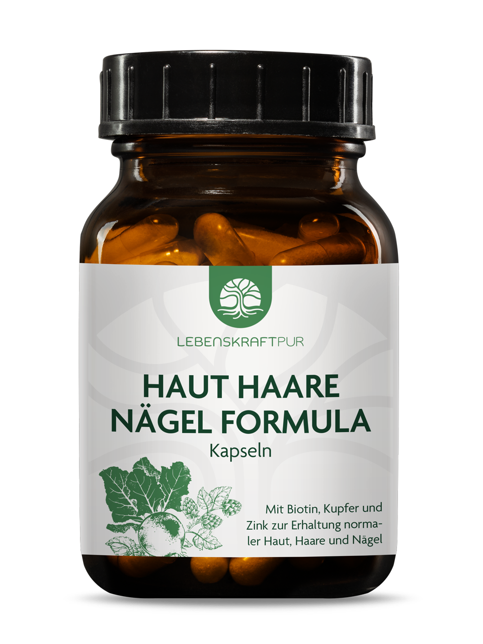 Haut Haare Nägel Formula Kapseln von Lebenskraftpur