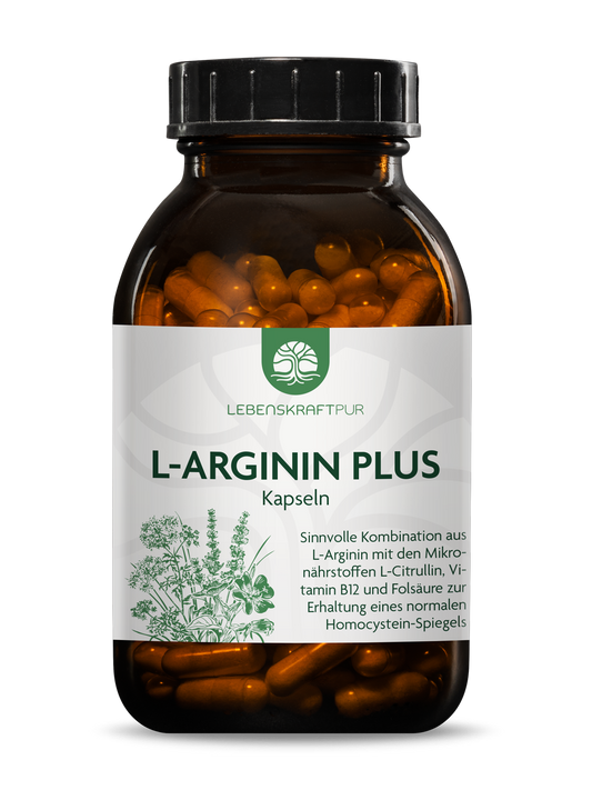 L-Arginin Plus Kapseln von Lebenskraftpur