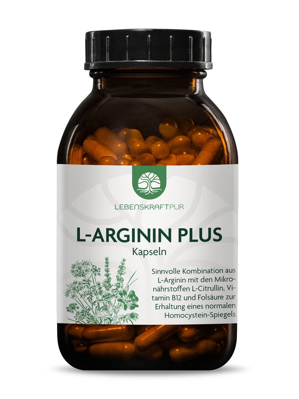 L-Arginin Plus Kapseln von Lebenskraftpur