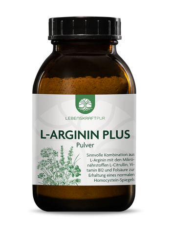 L-Arginin Plus Pulver von Lebenskraftpur