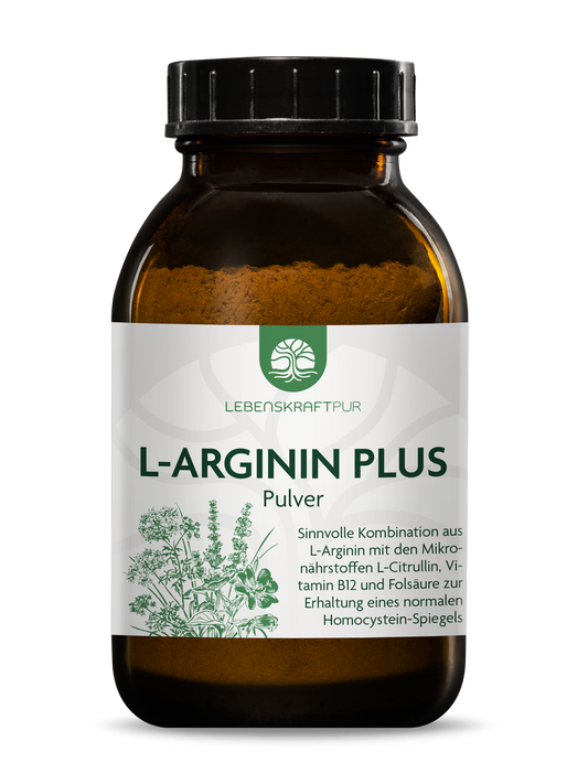 L-Arginin Plus Pulver von Lebenskraftpur