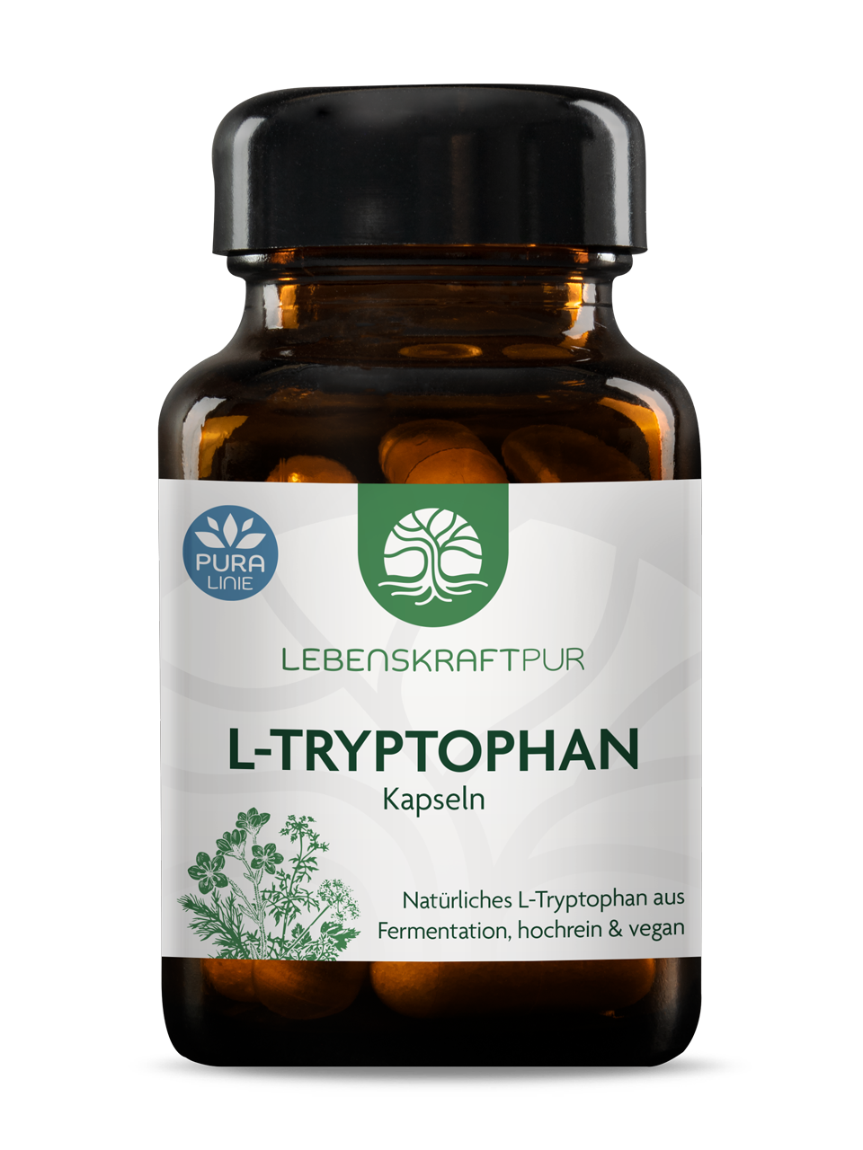 L-Tryptophan Kapseln (30 Kapseln) von Lebenskraftpur