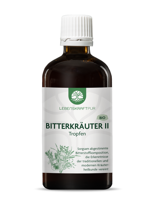 Bio Bitterkräuter II Tropfen (100 ml) von Lebenskraftpur