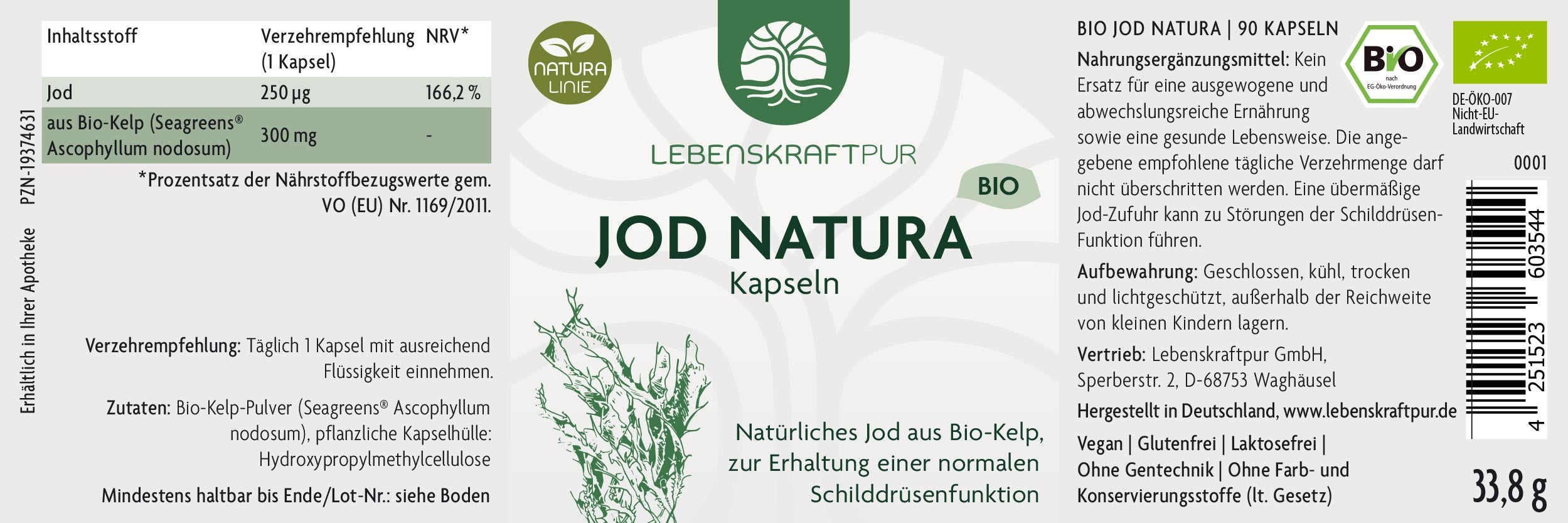 Bio Jod Natura Kapseln