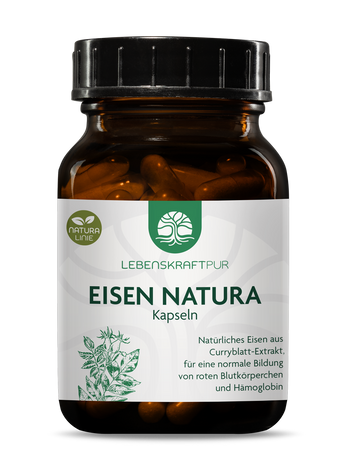 Eisen Natura Kapseln (120 Kapseln) von Lebenskraftpur