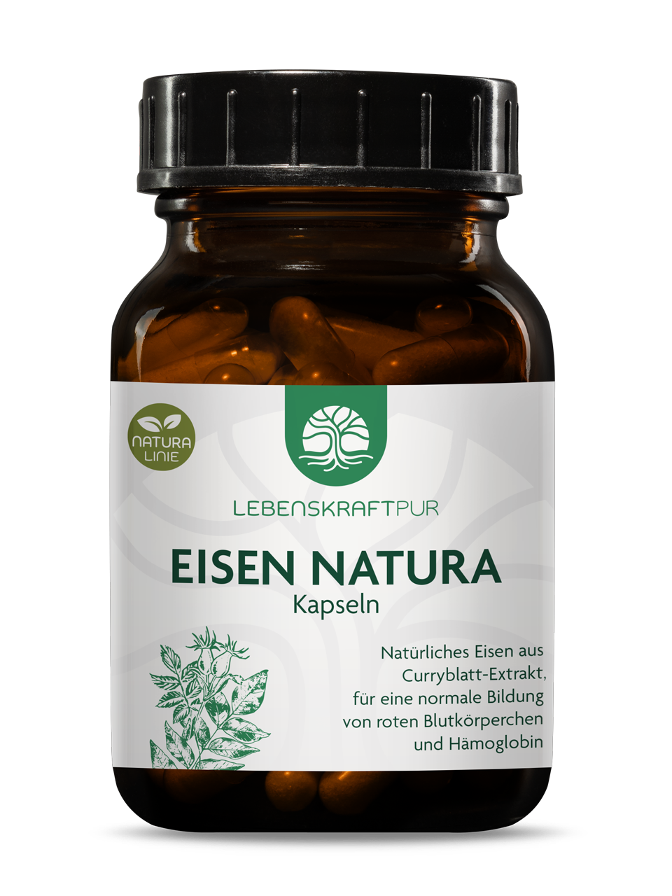 Eisen Natura Kapseln (120 Kapseln) von Lebenskraftpur