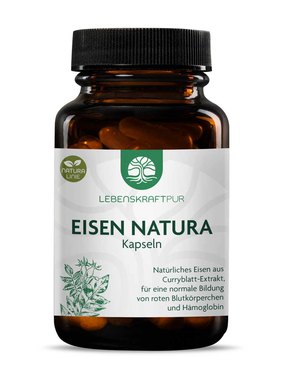 Eisen Natura Kapseln (60 Kapseln) von Lebenskraftpur