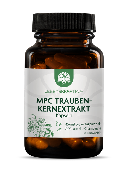 MPC Traubenkernextrakt Kapseln (60 Kapseln) von Lebenskraftpur