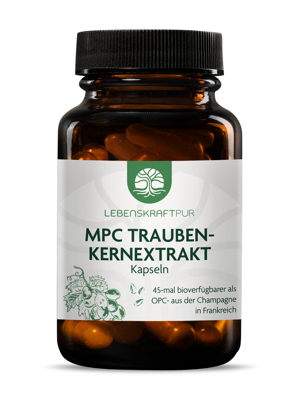 MPC Traubenkernextrakt Kapseln (60 Kapseln) von Lebenskraftpur