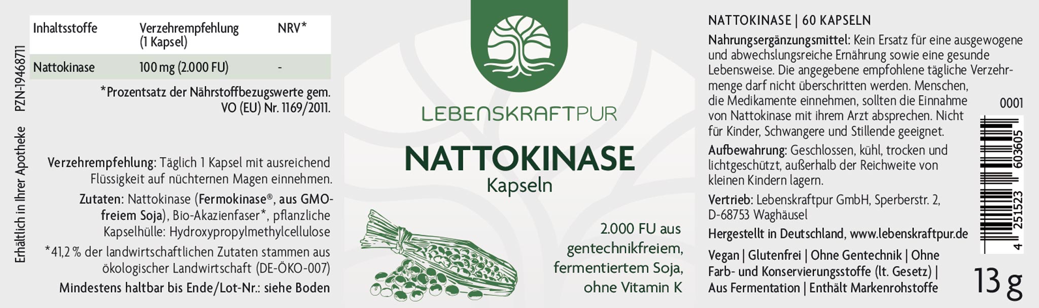 Nattokinase Kapseln