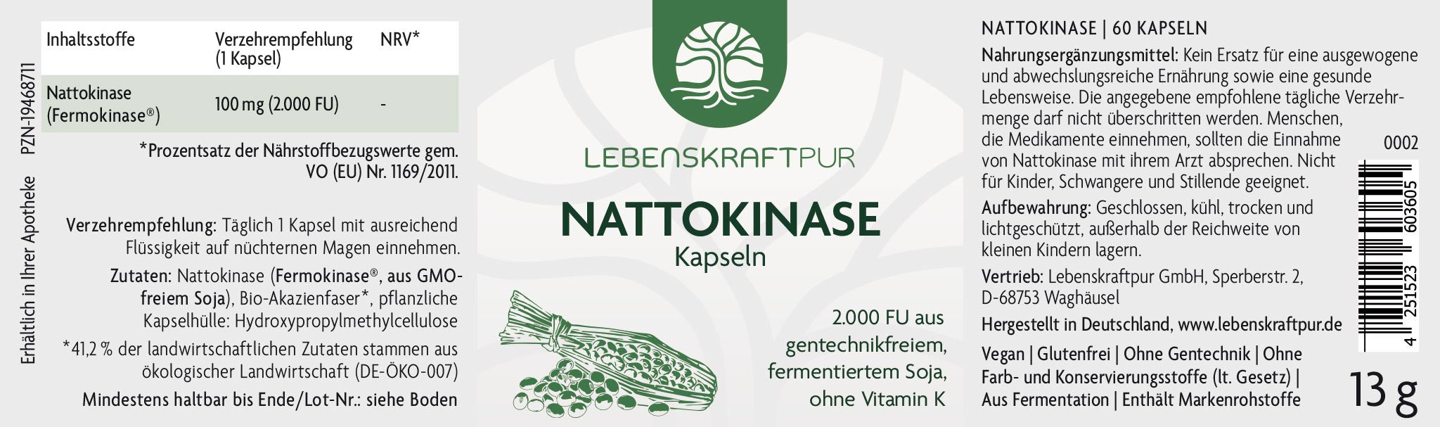 Nattokinase Kapseln