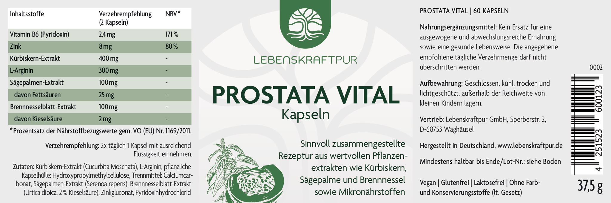 Prostata Vital Kapseln