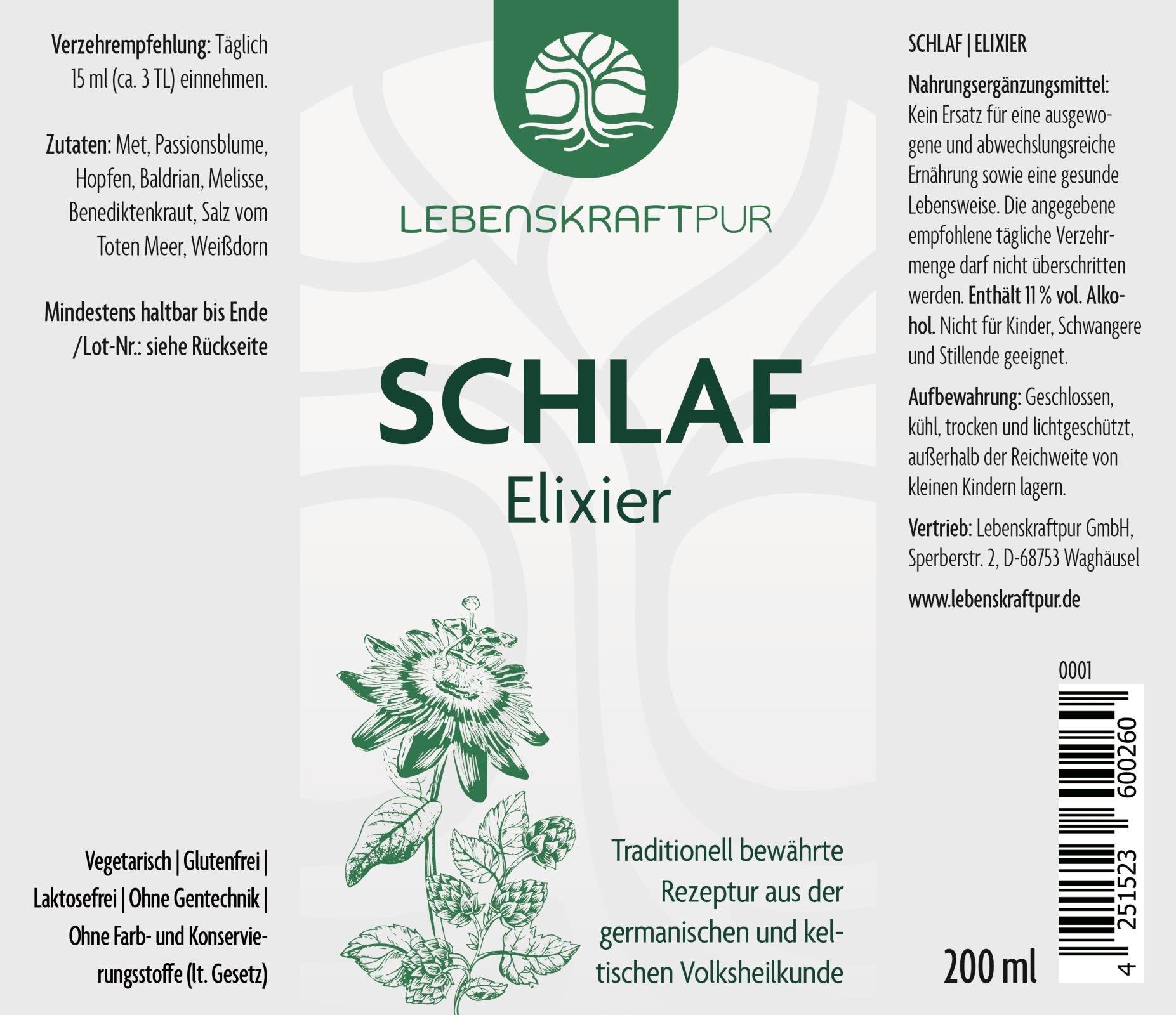 Produktbild Schlaf Elixier