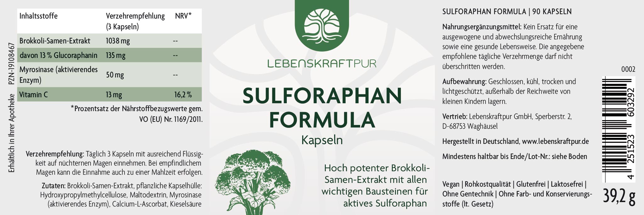 Sulforaphan Formula Kapseln