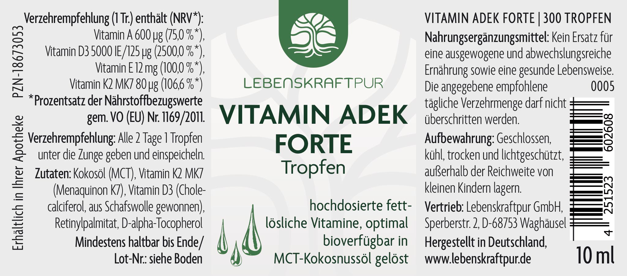 Vitamin ADEK Forte Tropfen