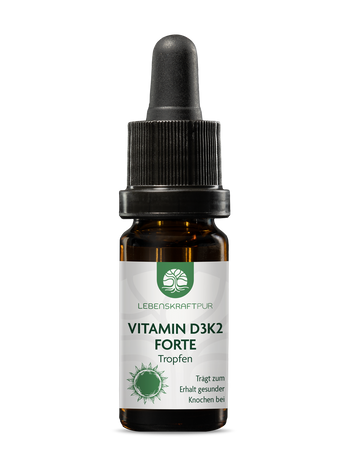 Vitamin D3K2 Forte Tropfen (10ml Tropfen) von Lebenskraftpur