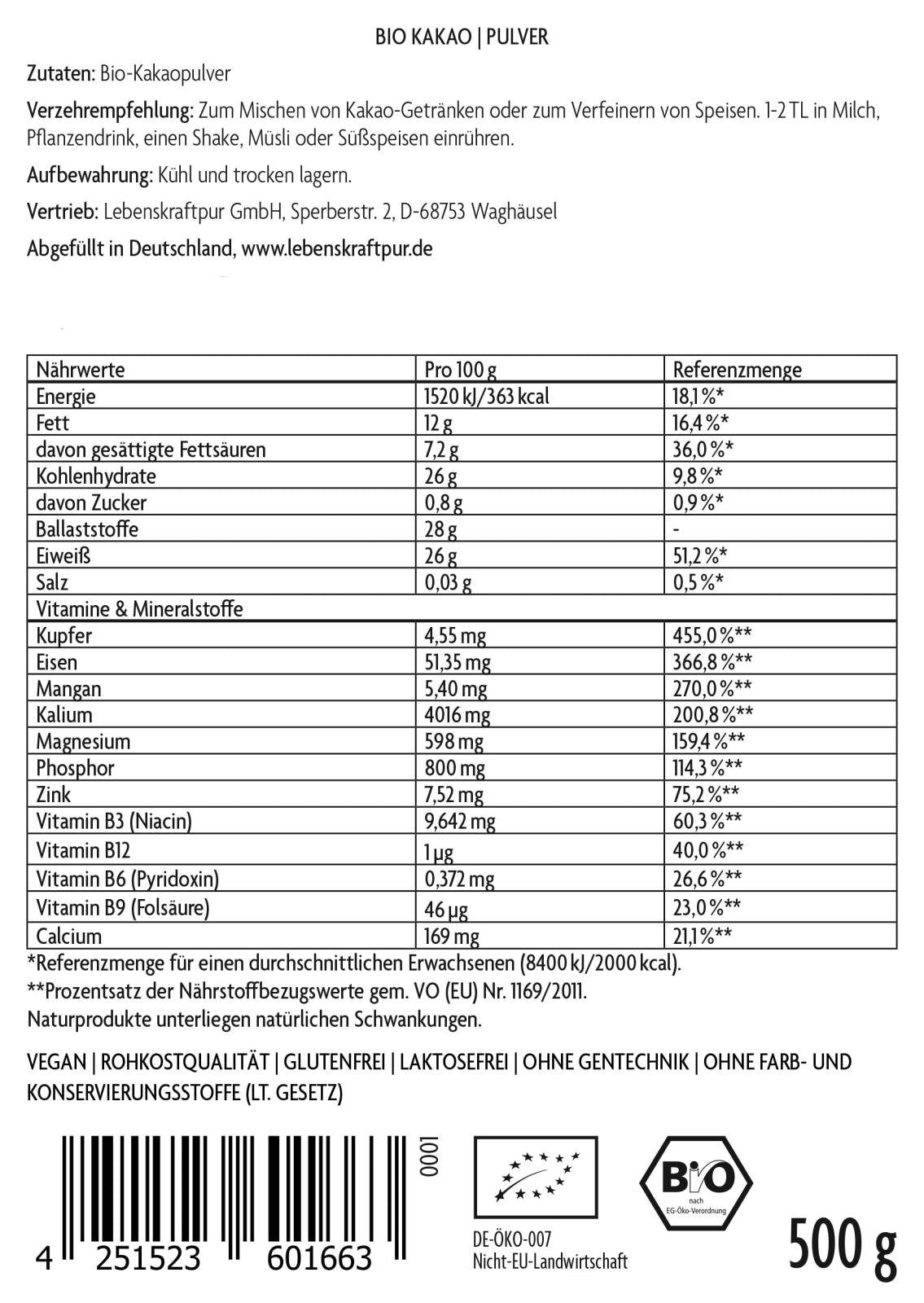 Vitanur_Bio_Kakao_Pulver_500g_Rueckseite_221222_2416