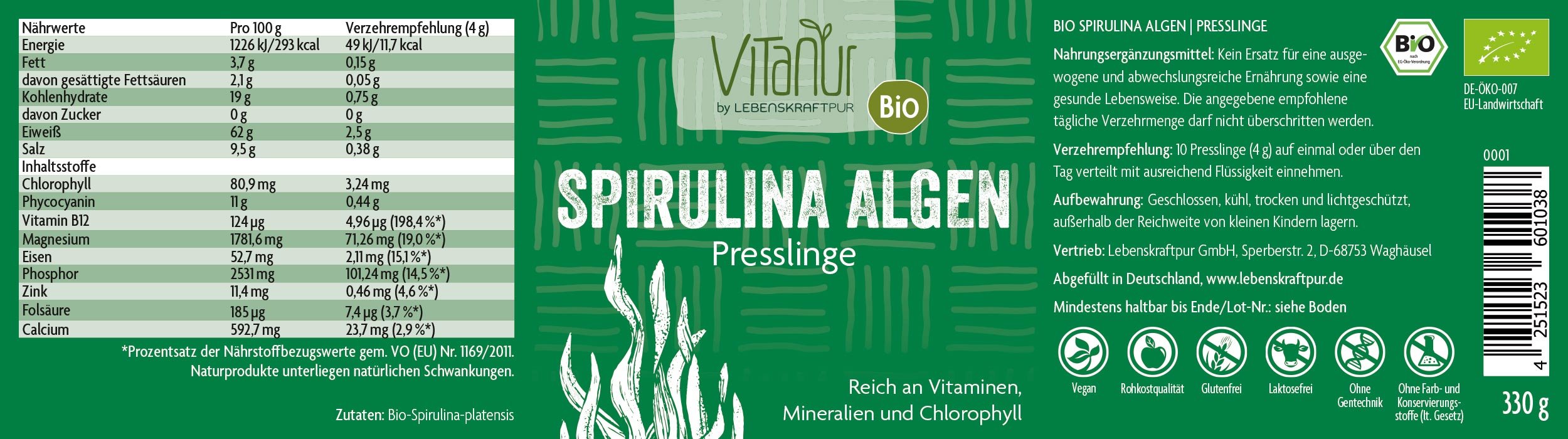 Vitanur_Bio_Spirulina_Algen_Presslinge_330g_160123_2239